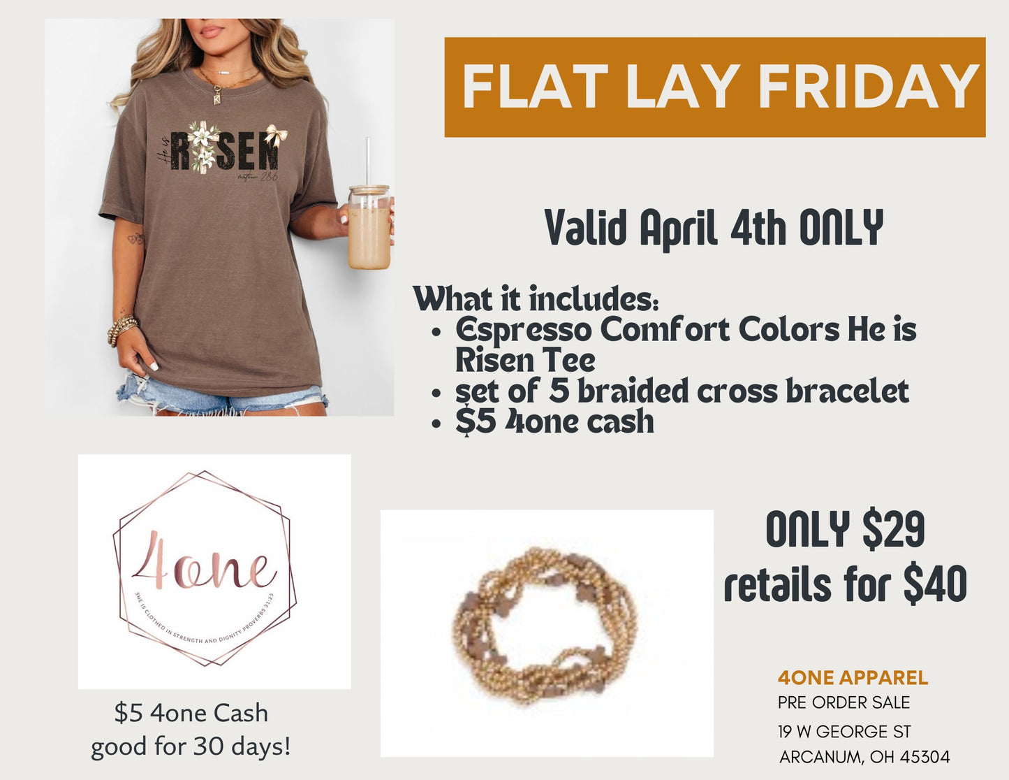 Flat Lay Friday Easter Deal