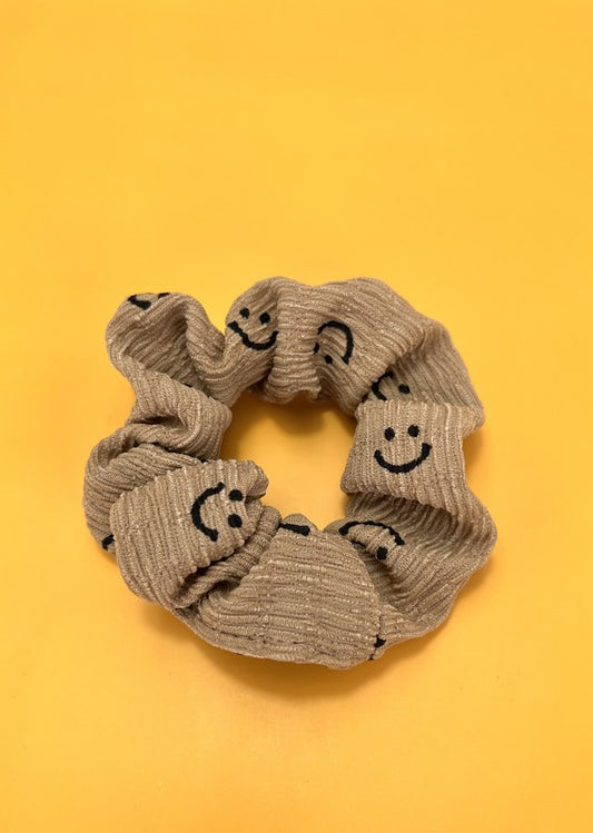 Soft Smiley Hair Scrunchies