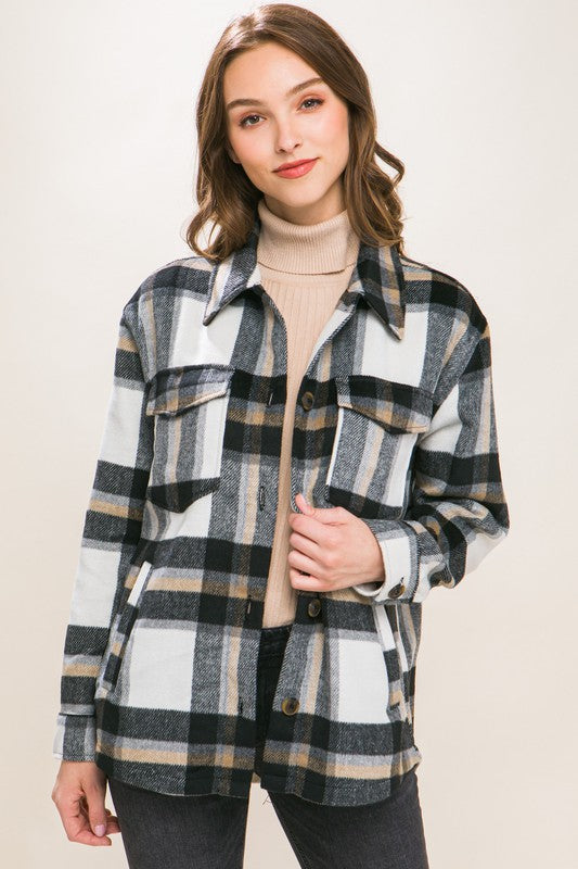 Wool Blend Shacket