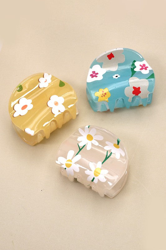 Mini Floral Clips