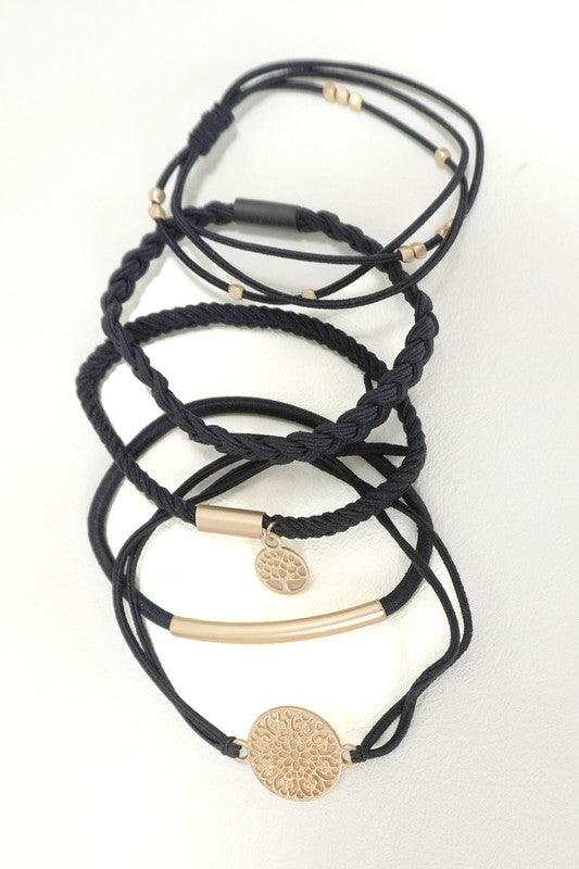 Boho Dual Function Hair Tie Bracelet