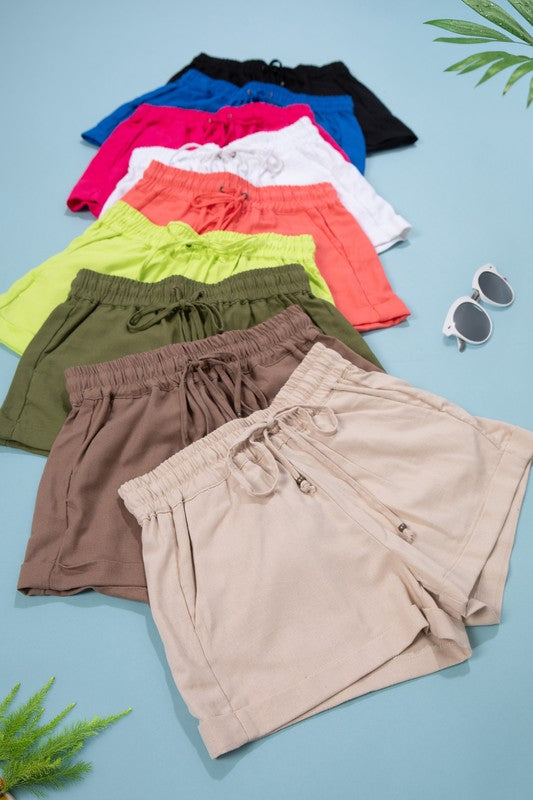 Mid Rise Shorts