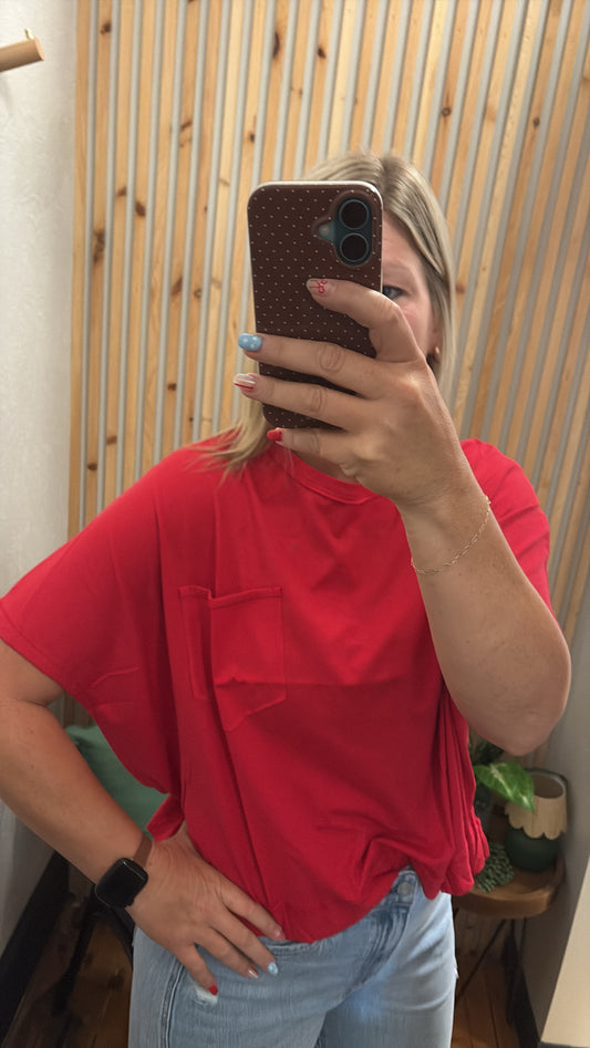 Pocket Boxy Tee