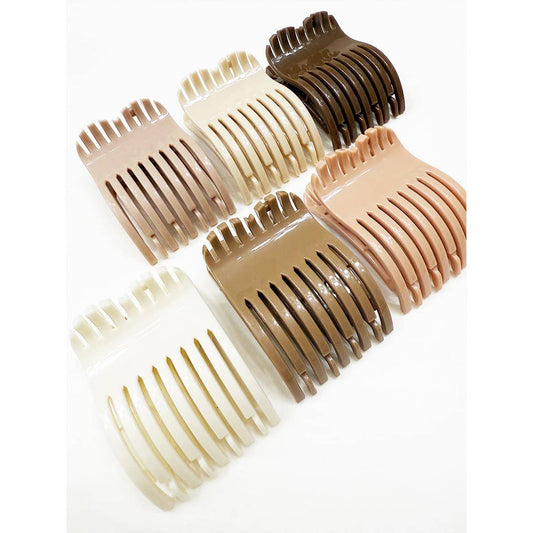 Neutral Colors of Flat Hair Clips