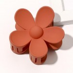 Matte Large Flower Claw Clip