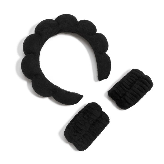 Puffy Plush Spa Headband Set