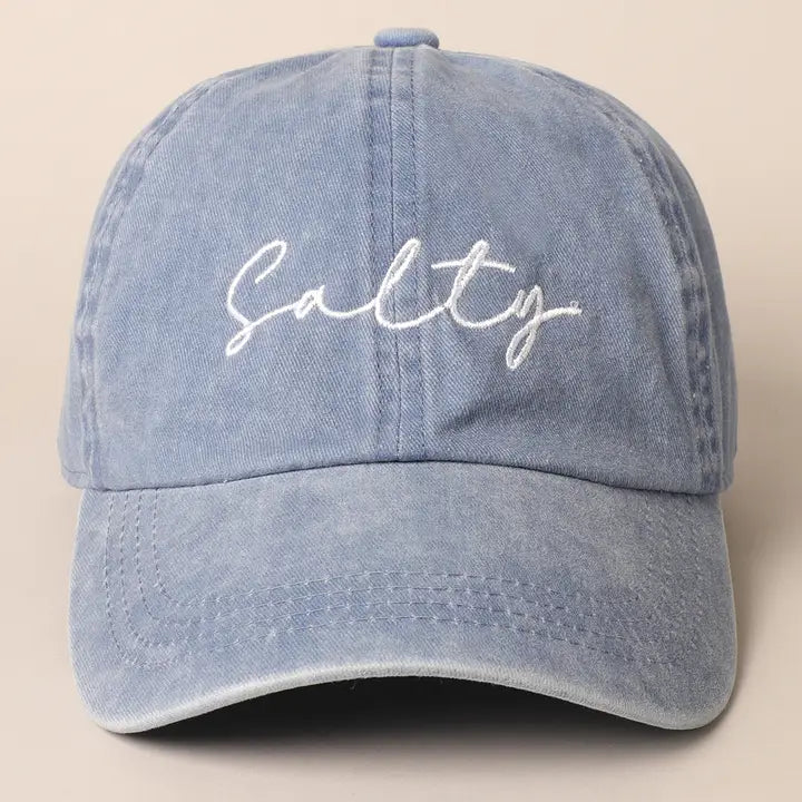 Salty Embroidered Hat