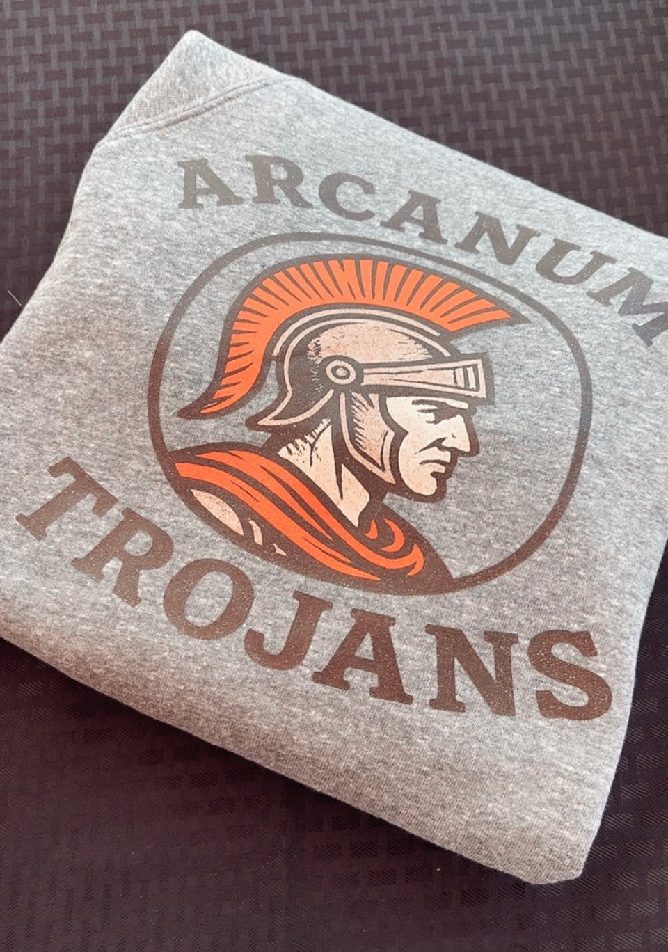 Vintage Trojans Bella and Canvas Crew Sweatshirt