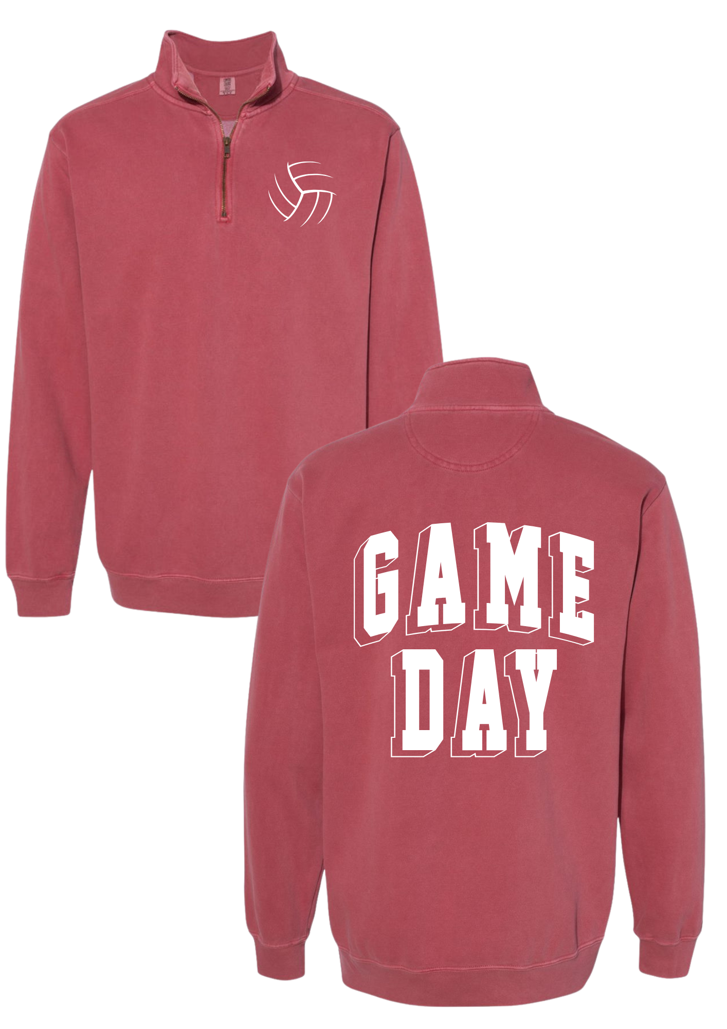 Newton Indians Volleyball Game Day Quarter Zip