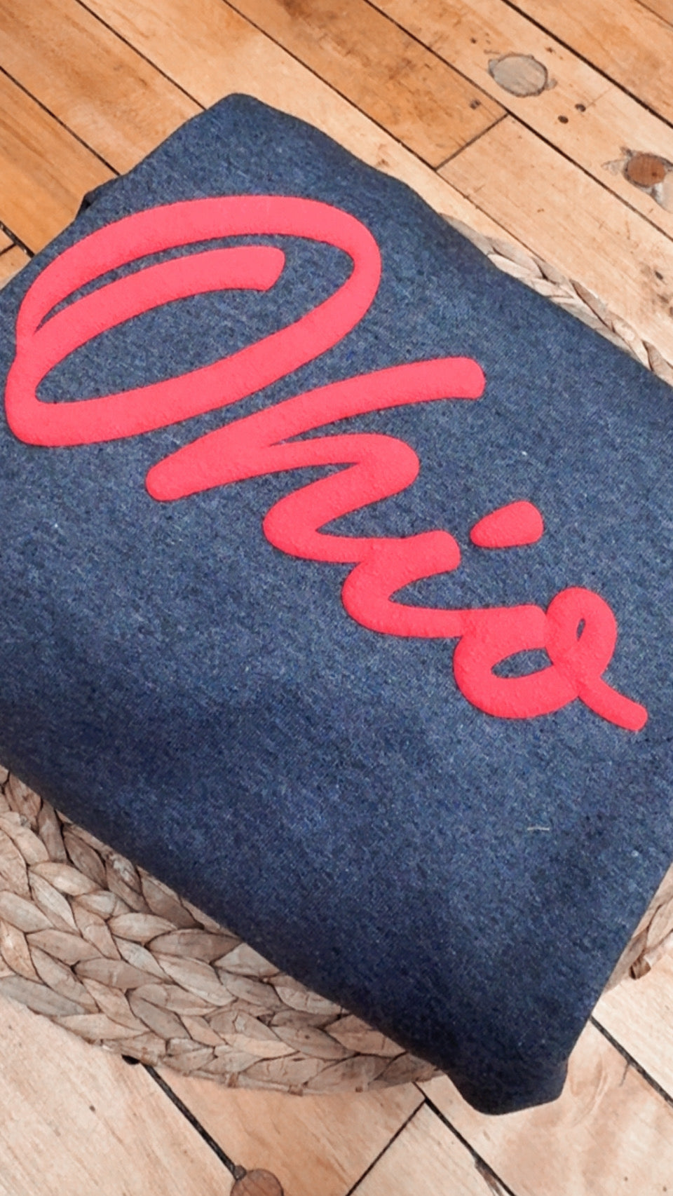 Ohio Script Puff Spiritwear Sweatshirt