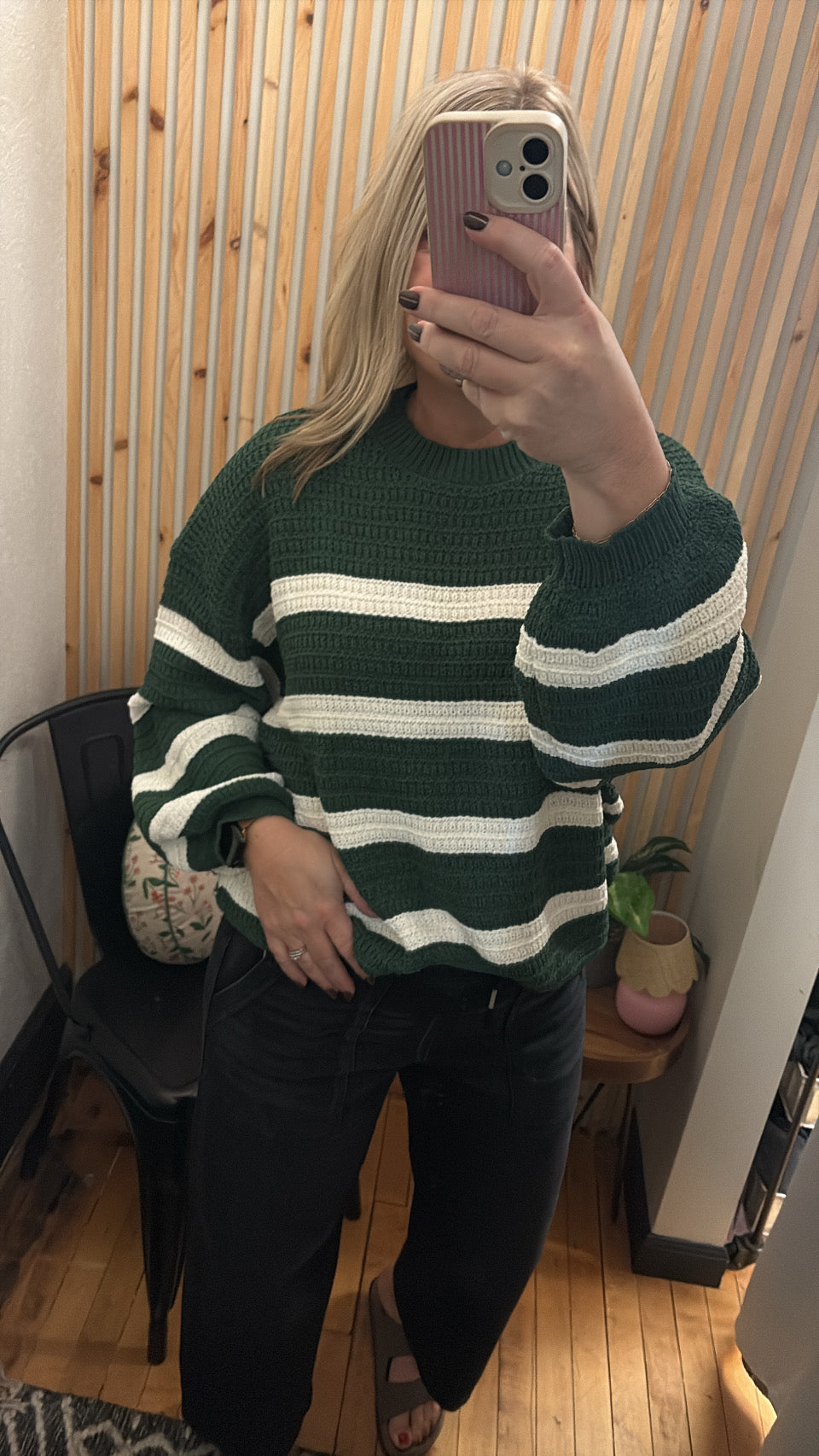 Elastic Band Slouchy Crop Jean