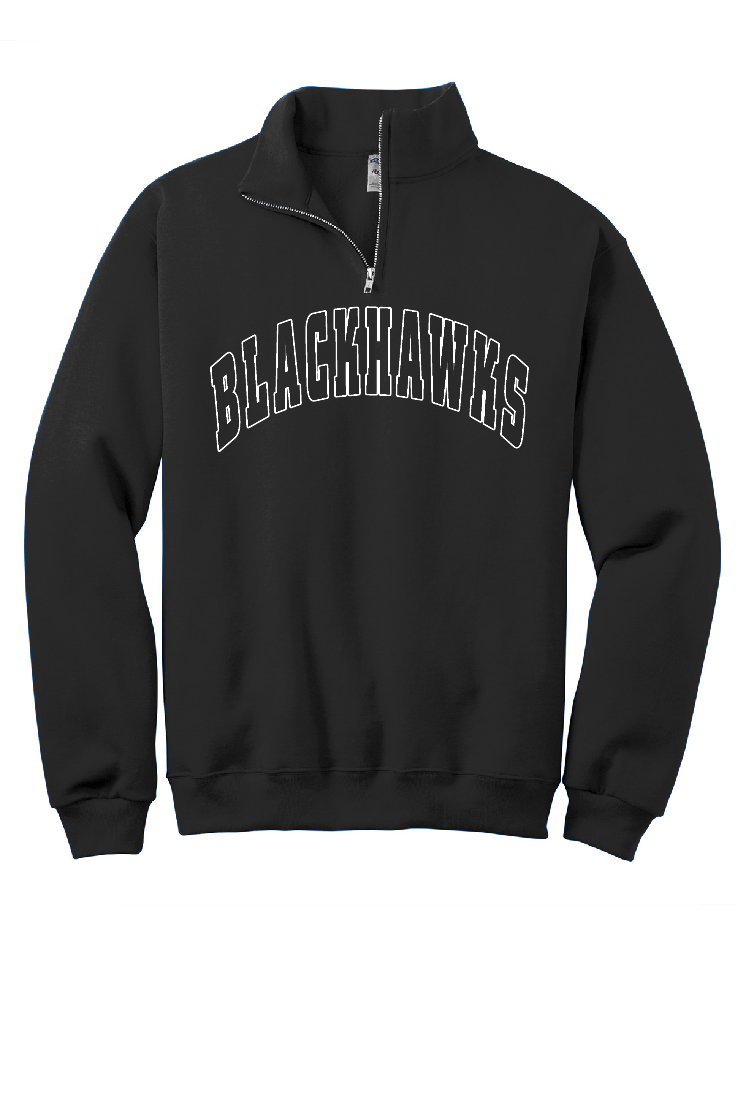 Blackhawks 1/4 Zip Sweatshirt