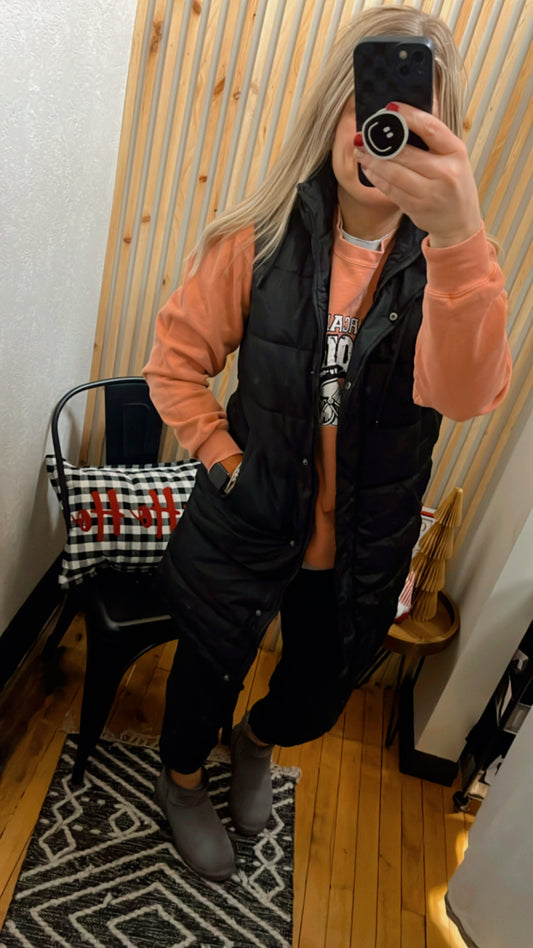Puffer Long Vest