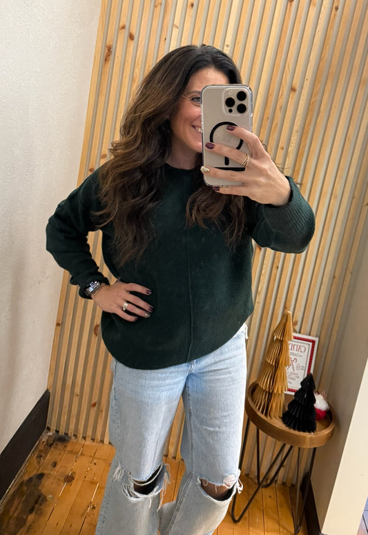 Front Seam Sweater