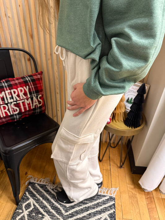 Cargo Pocket Fleece Sweats