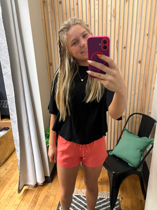 Mid Rise Shorts