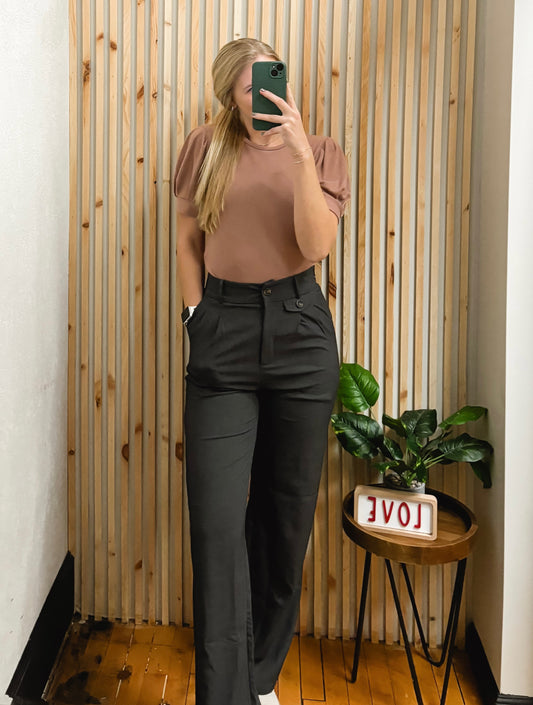 Wide Leg Dress Pants