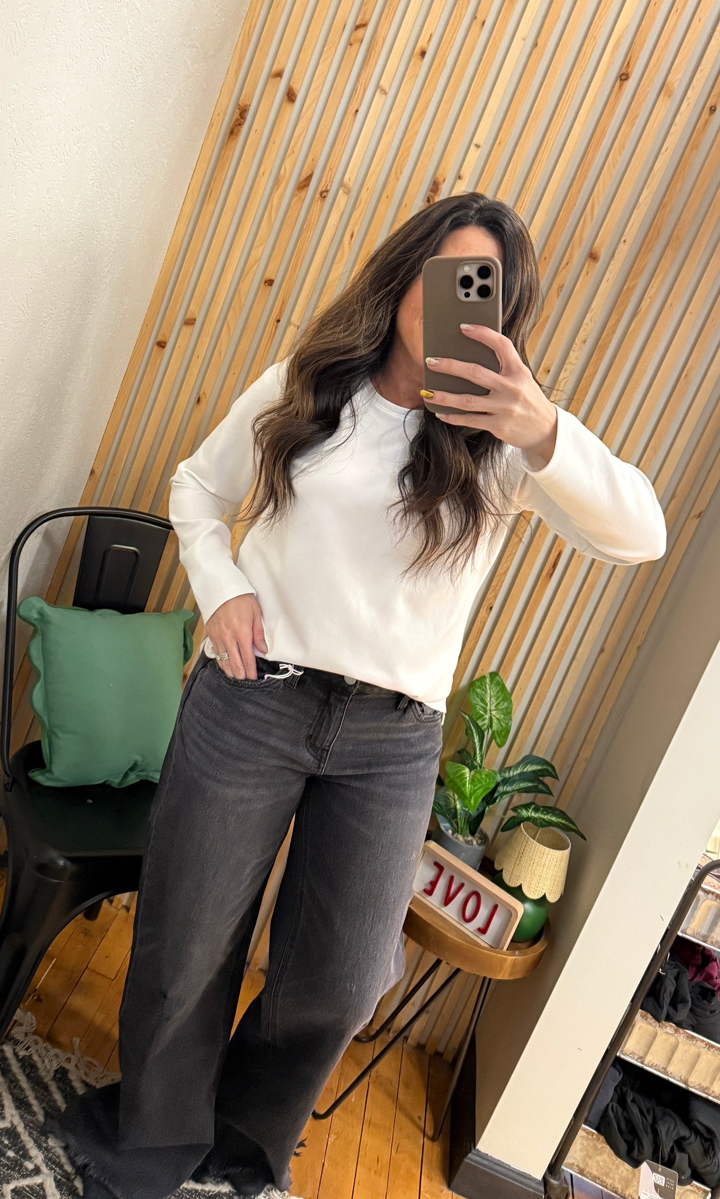 Black Wide Leg Jeans