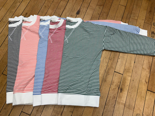 Striped Banded Long Sleeve