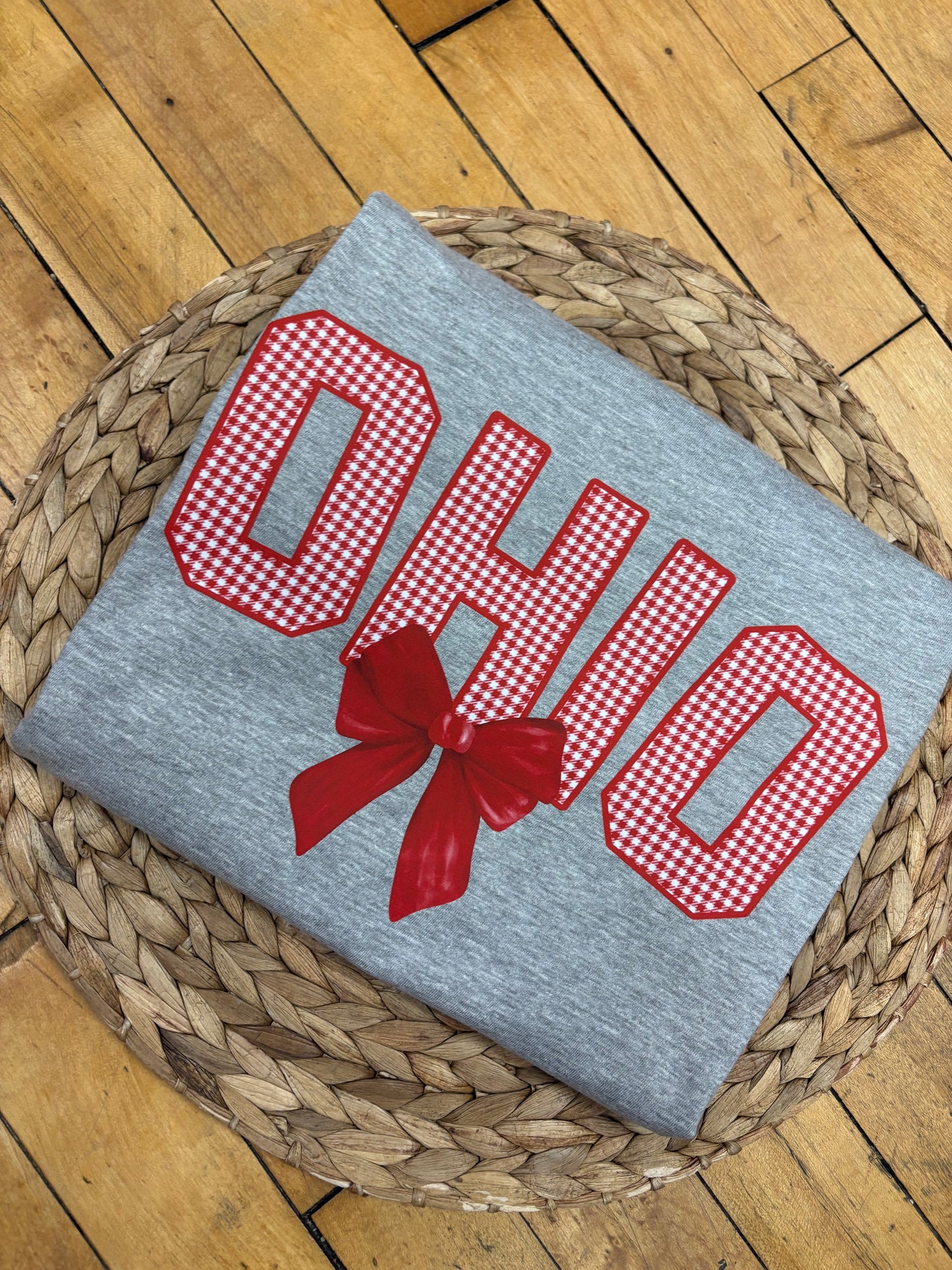 Ohio Bow Gingham Apparel