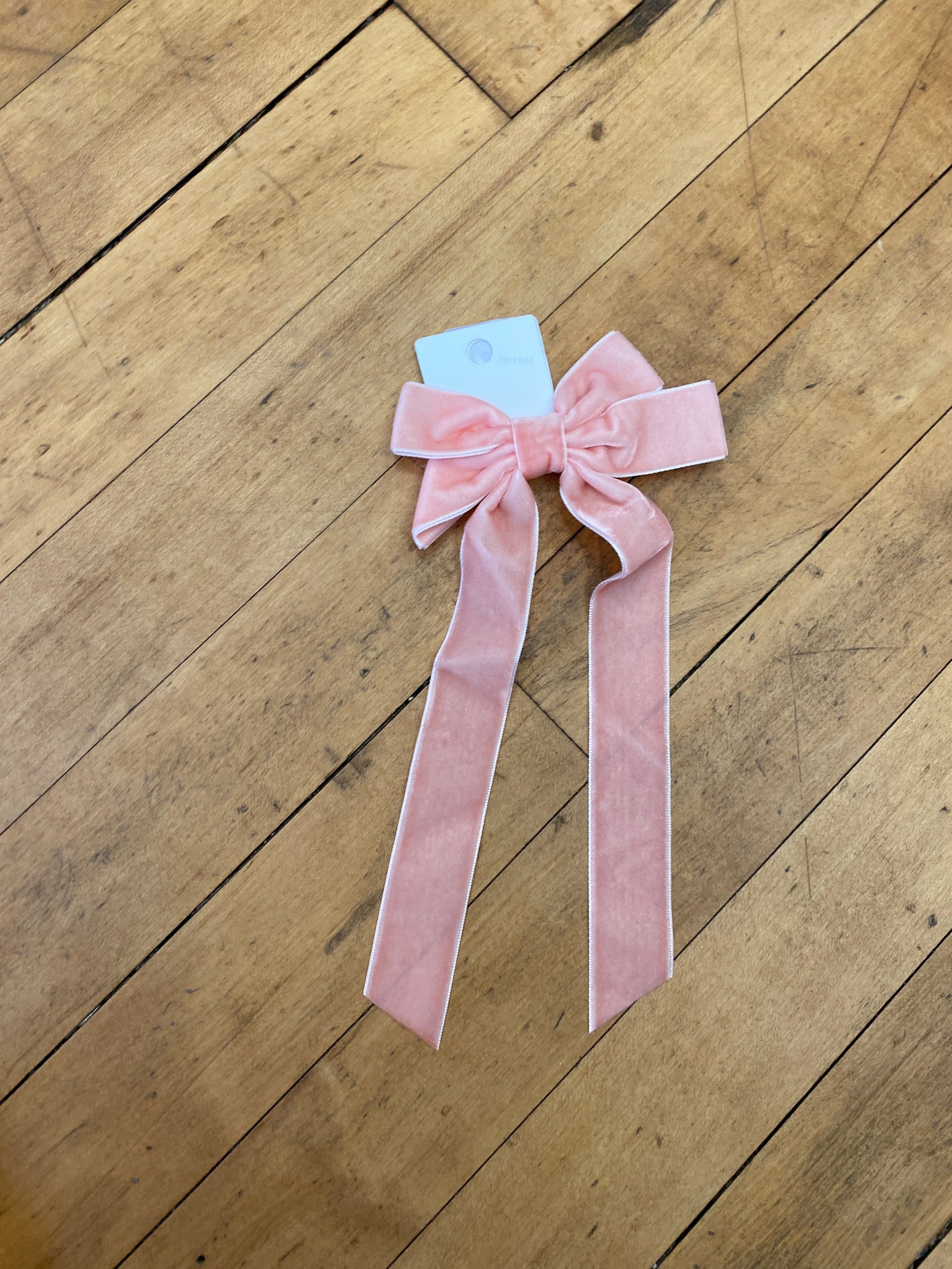 Velvet Bow Clip