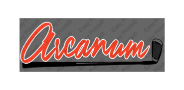 Arcanum Golf Embroidered Snap Back Hat