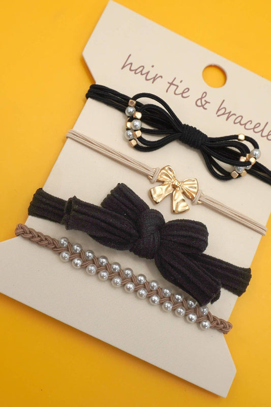Boho Dual Function Hair Tie Bracelet