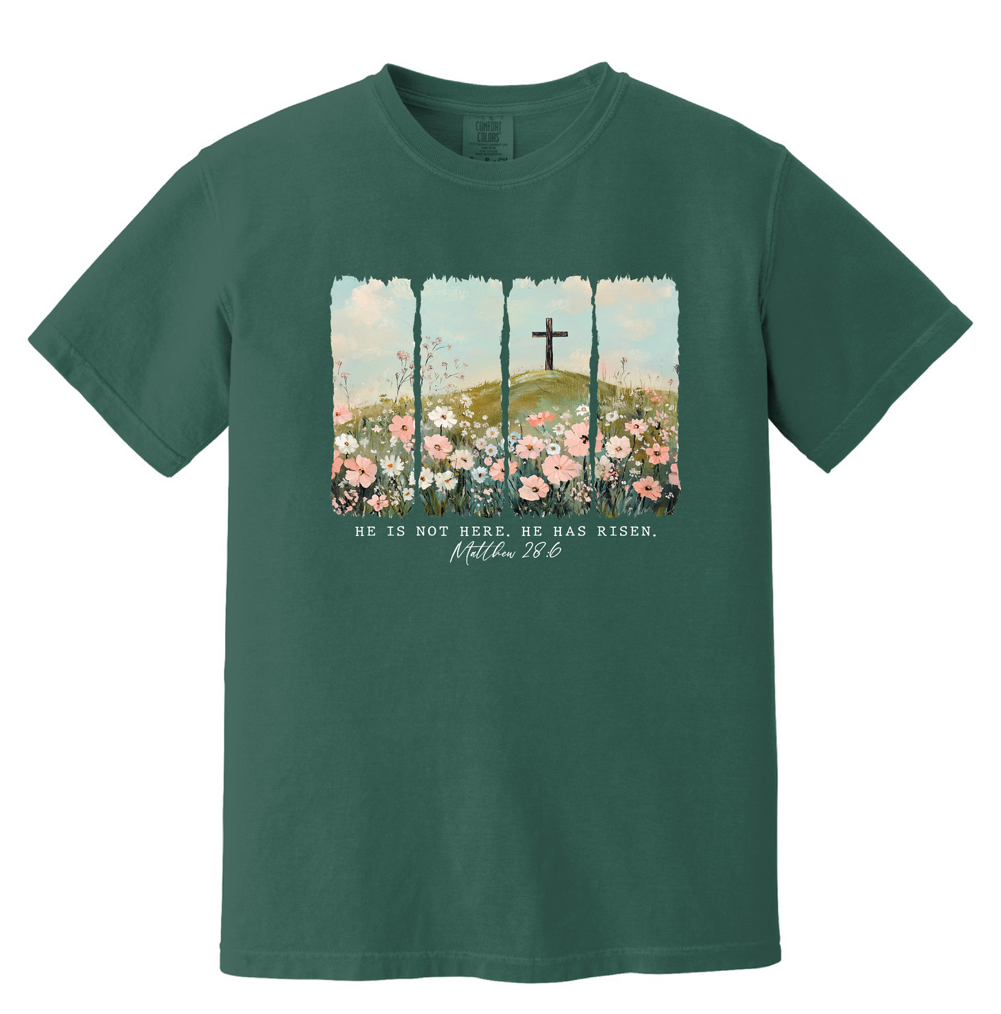 He Is Not Here He Has Risen Tee