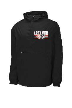Arcanum Middle School Cheer 1/4 zip Windbreaker