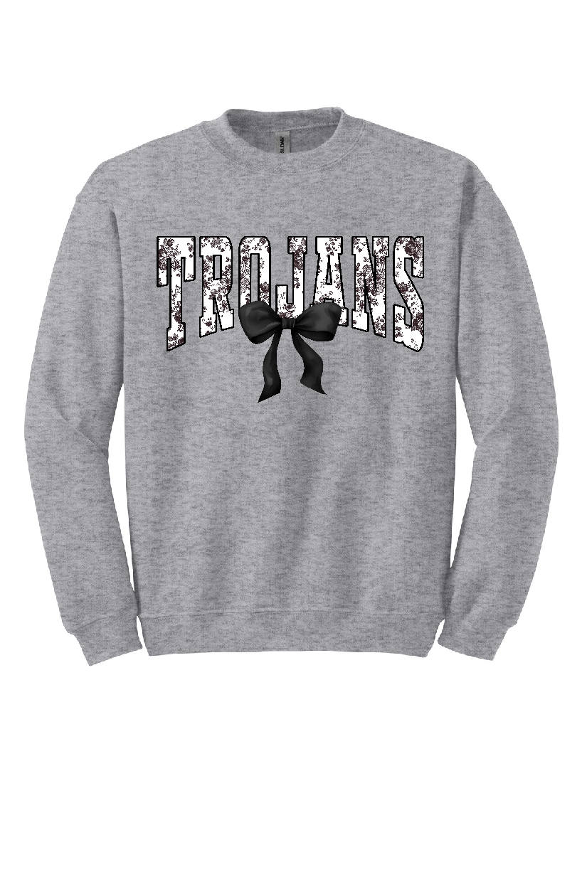 Trojans Floral Bow Apparel