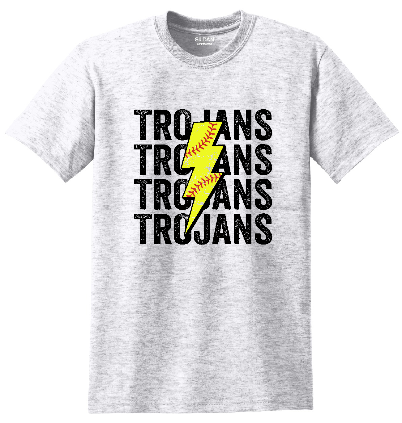Trojan Softball Lightening Bolt Apparel