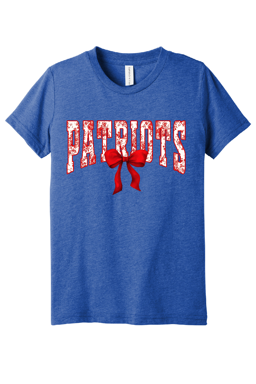 Patriots Floral Bow Apparel