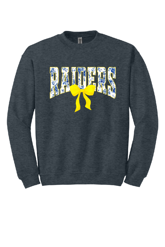 Raiders Floral Bow Apparel