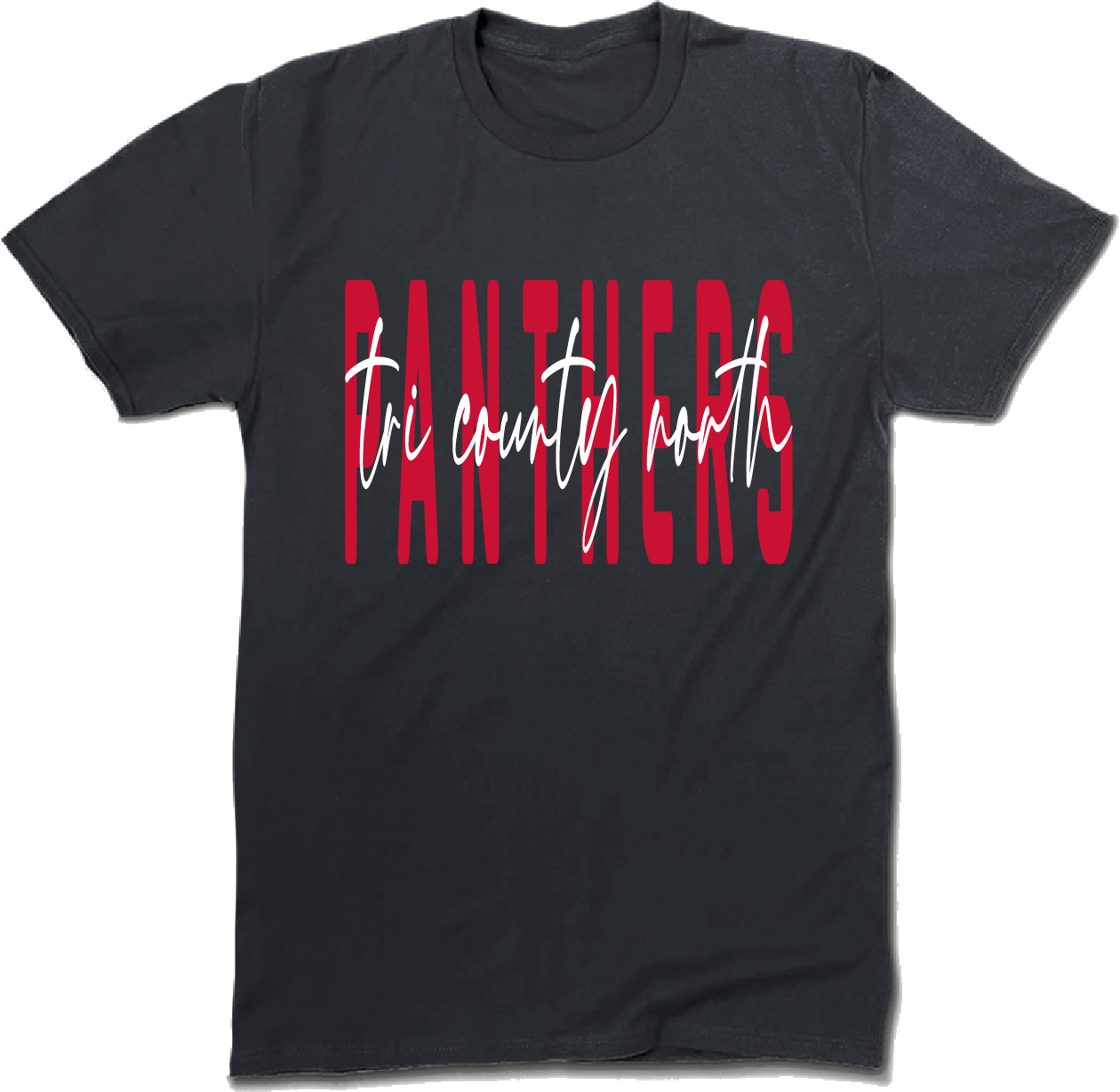 Tri County North Script Through Apparel Black