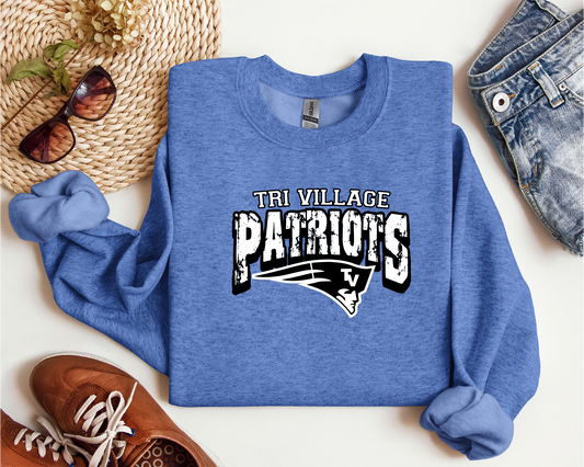 Tri Village Distressed Royal Apparel