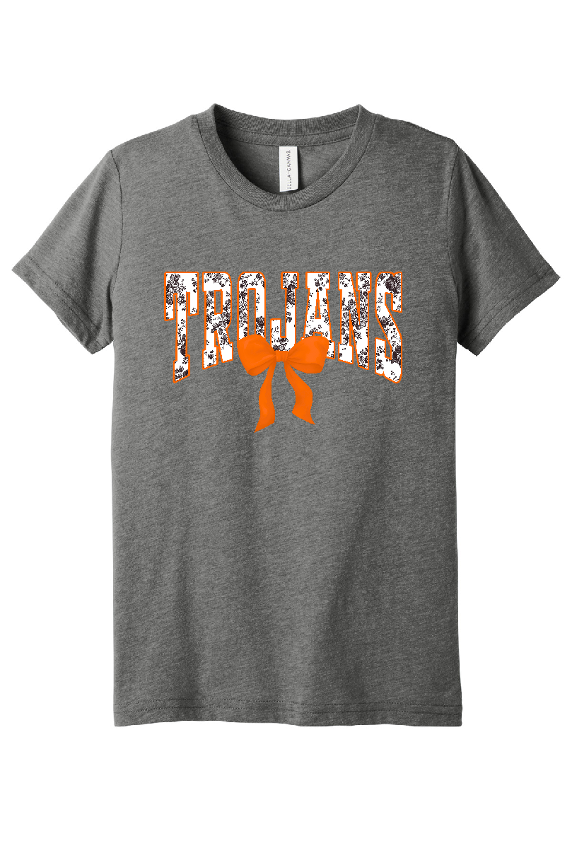 Trojans Floral Bow Apparel