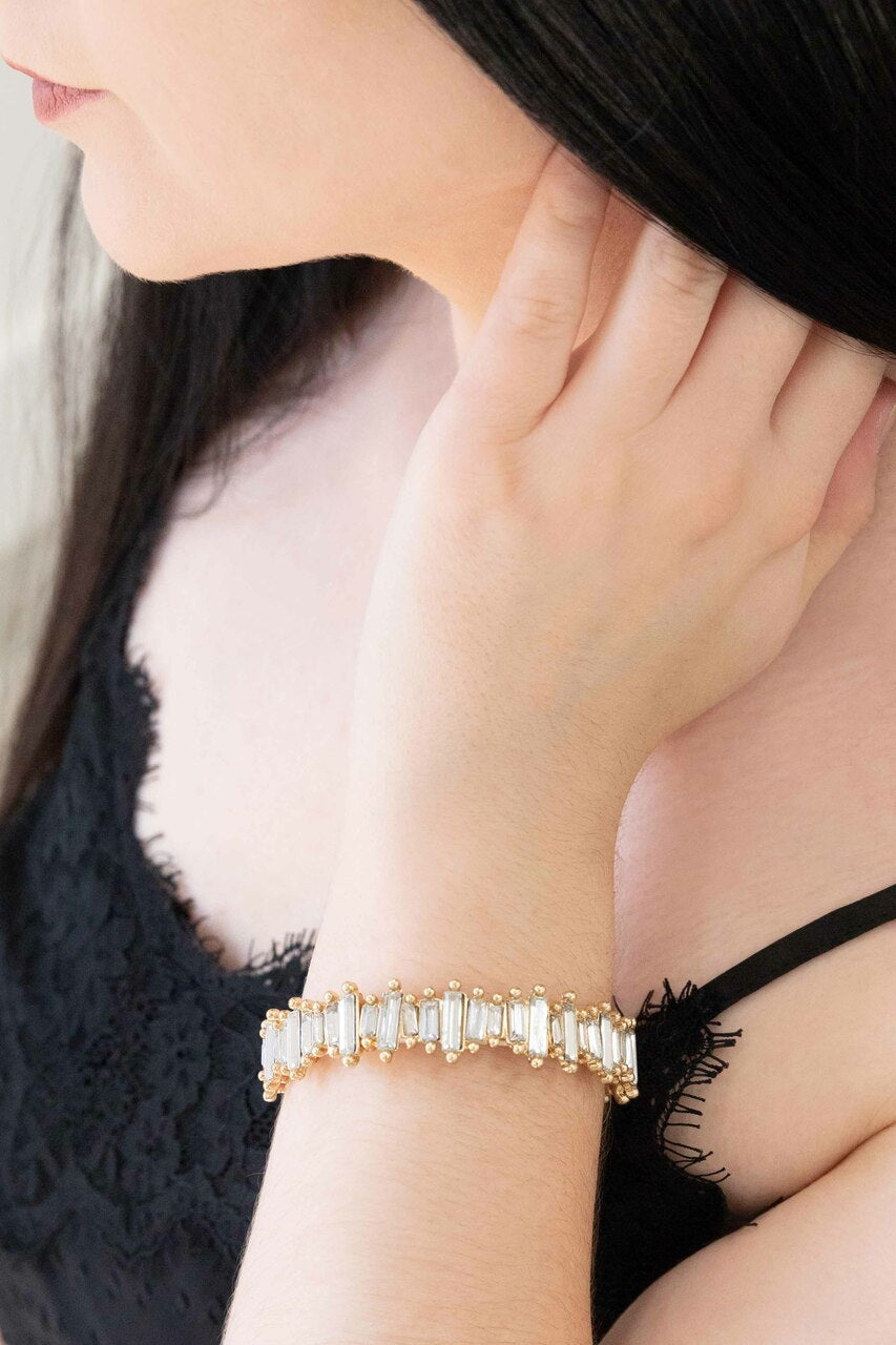 Staggered and Stacked Bracelet