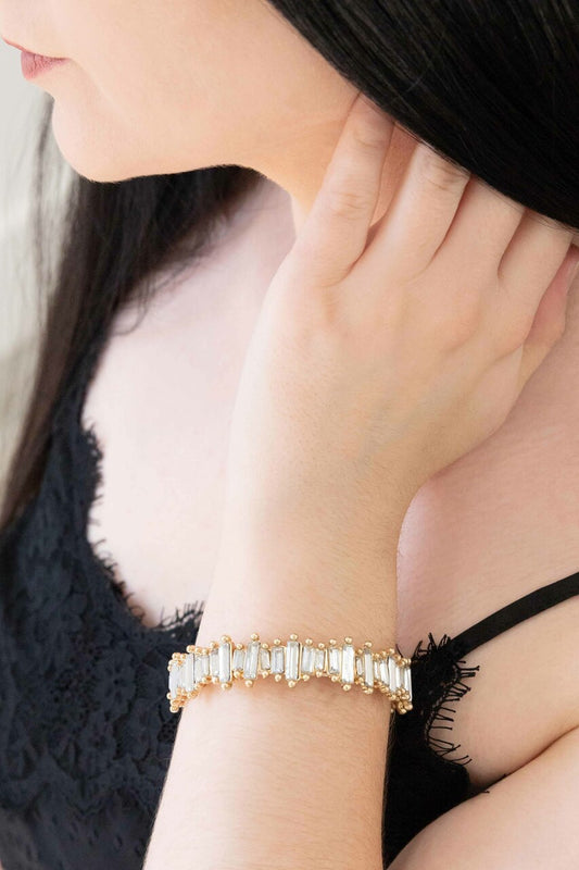 Staggered and Stacked Bracelet