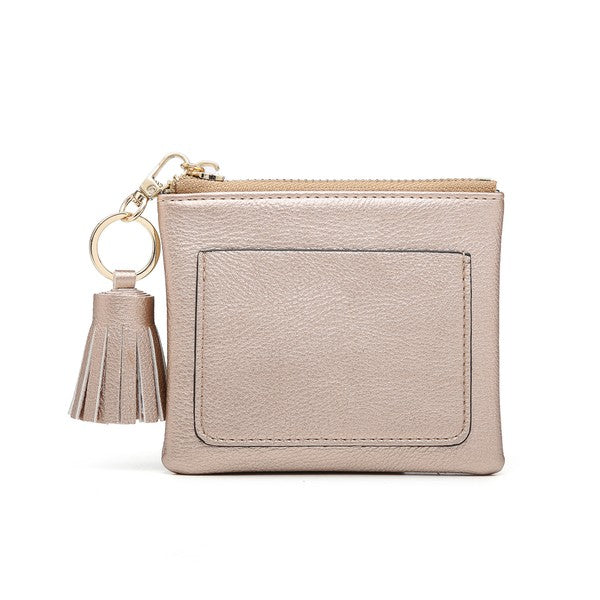 Tassel Zipper Wallet