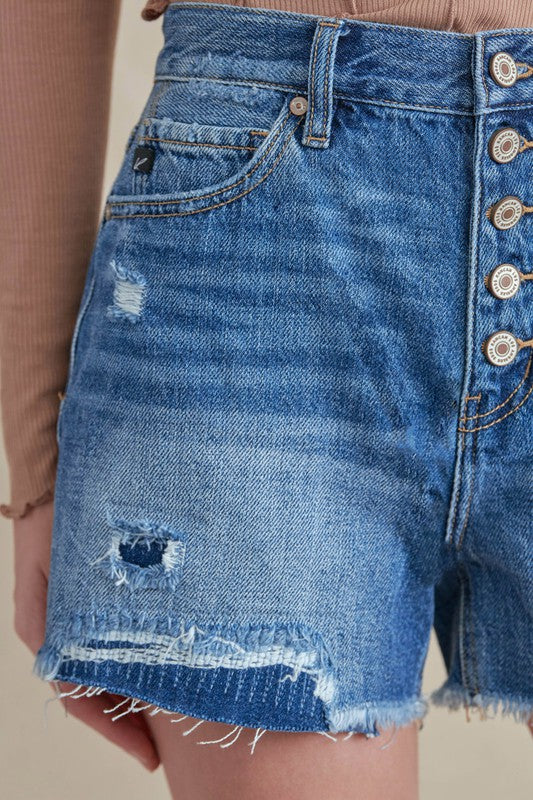 High Rise Mom Shorts