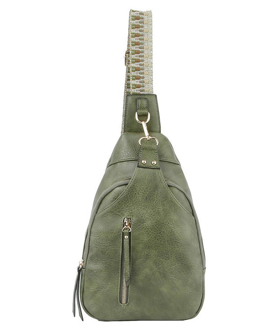Tapestry Strap Sling Backpack