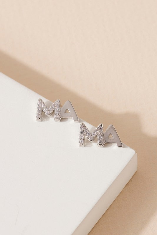 MAMA Stud Earrings
