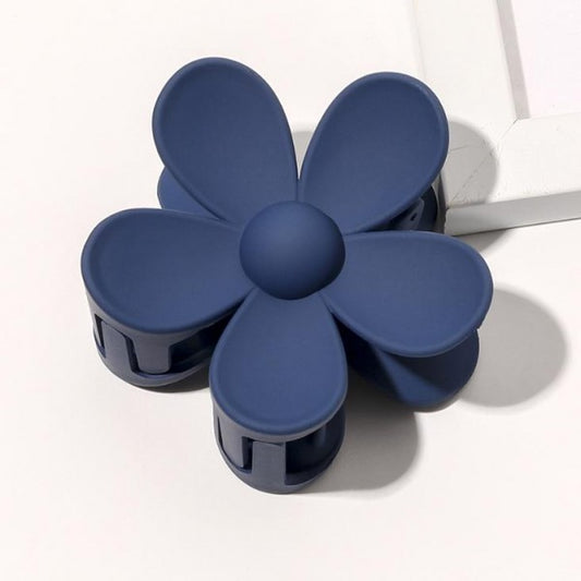 Matte Large Flower Claw Clip