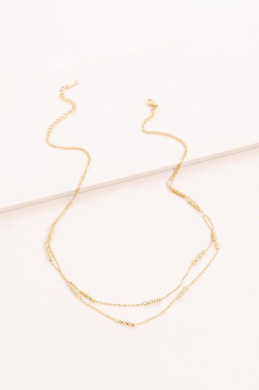 Gold Twisted Necklace
