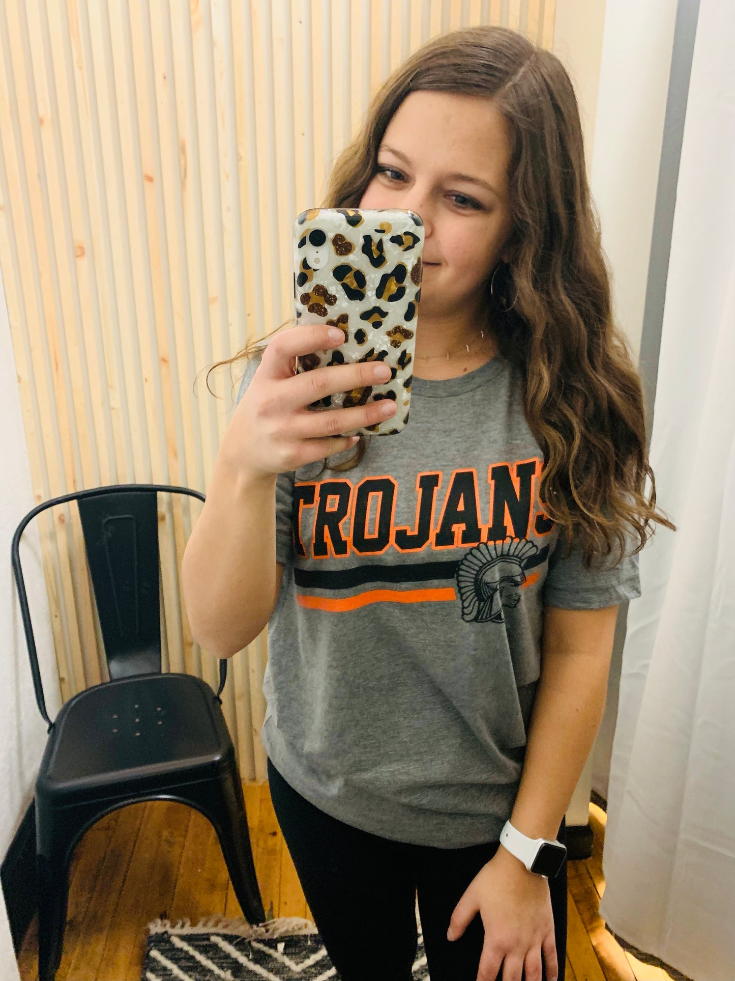 Trojans Stripe Tee