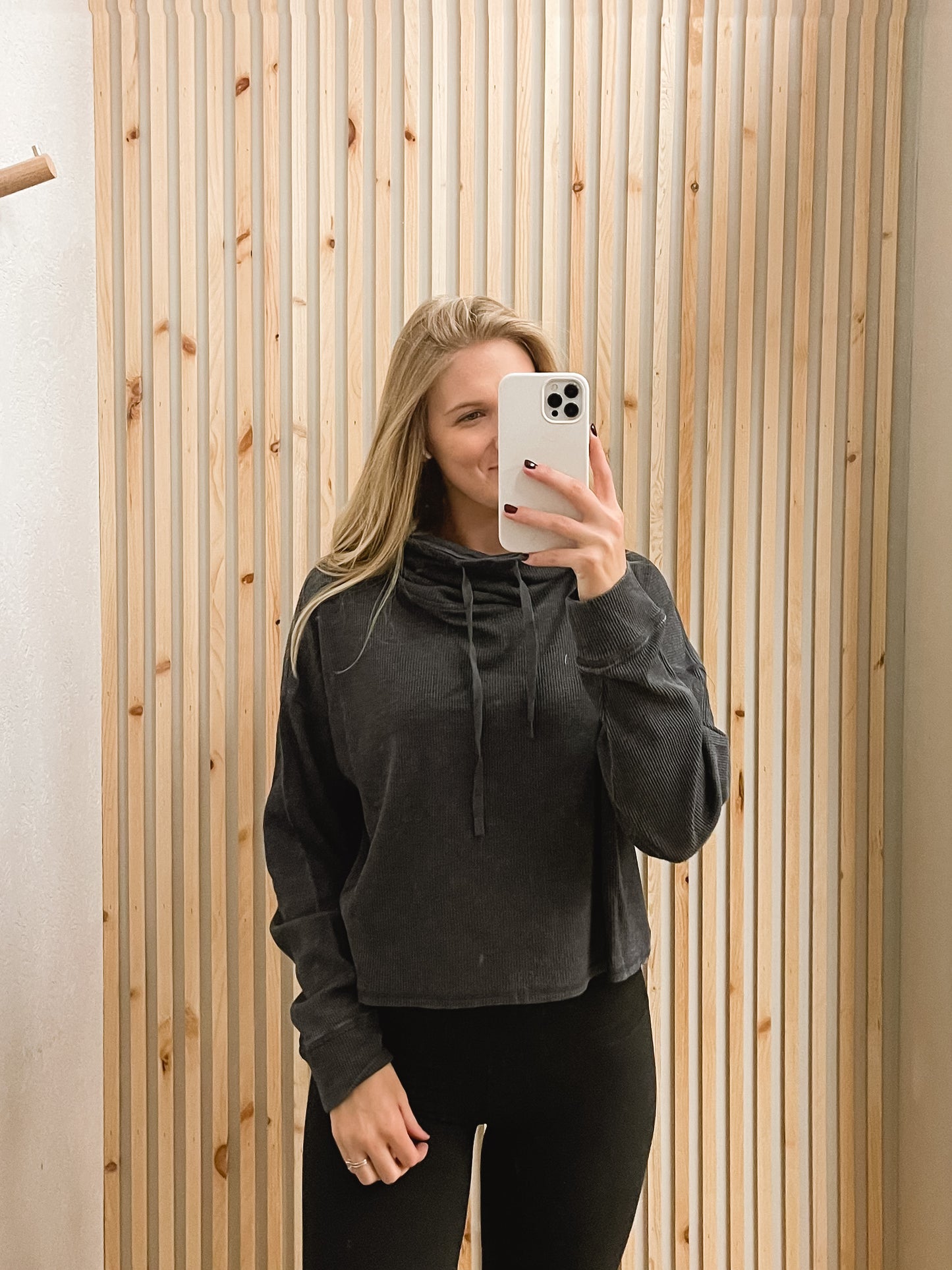 Cowl Designed Pullover