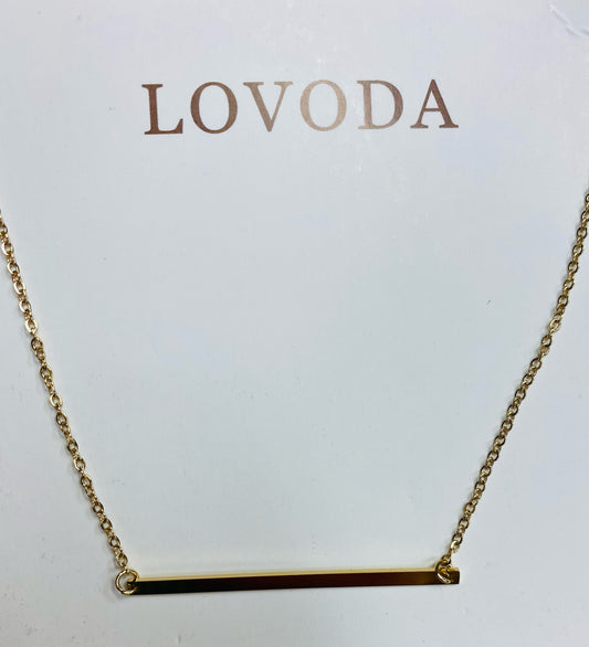Skinny Bar Necklace