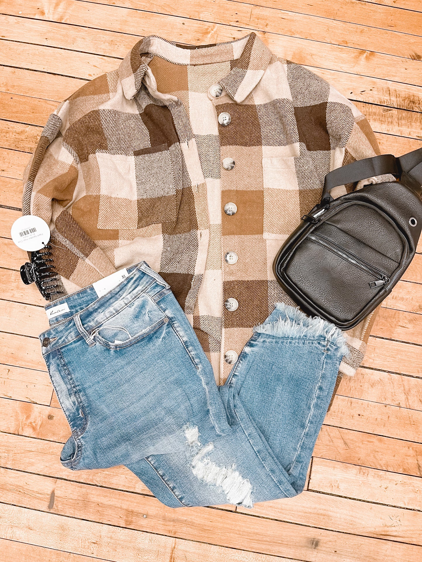 Plus Double Fray Ankle Skinny Jean