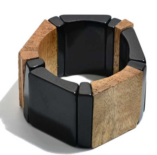 Chunky Wood Bracelet