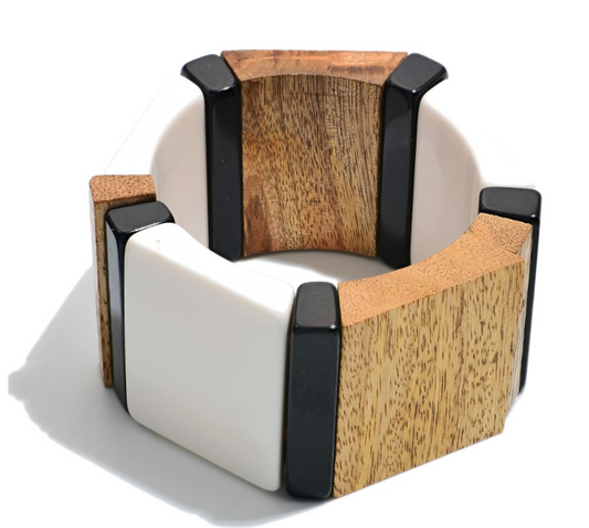 Chunky Wood Bracelet